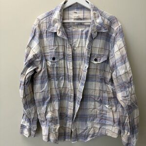 Tilley Organic Cotton Plaid Button-Up Shirt – XXL